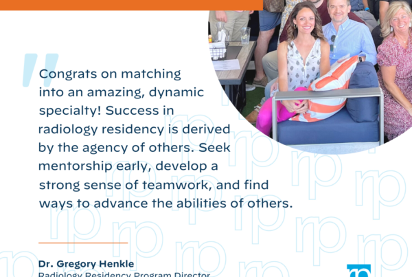 Dr. Gregory Henkle Quote on Match Day