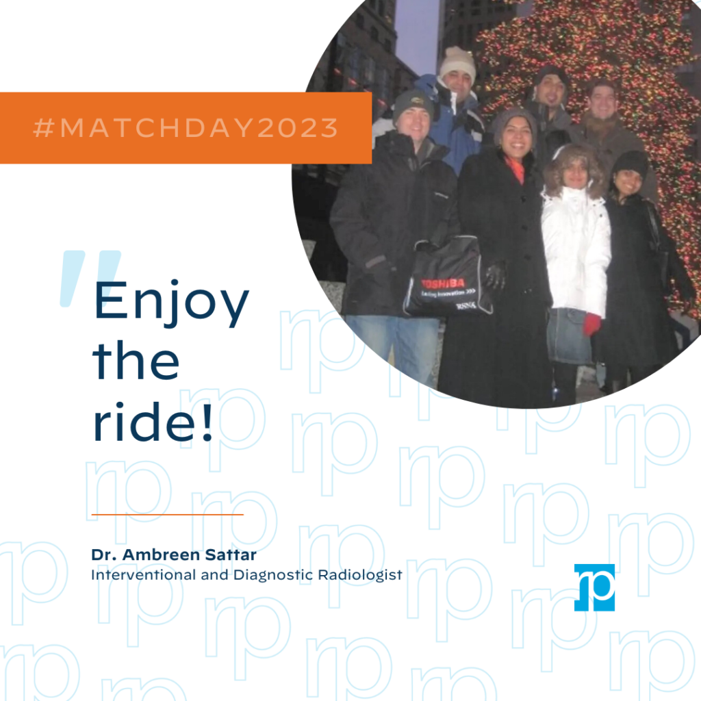 Dr. Ambreen Sattar Quote on Match Day