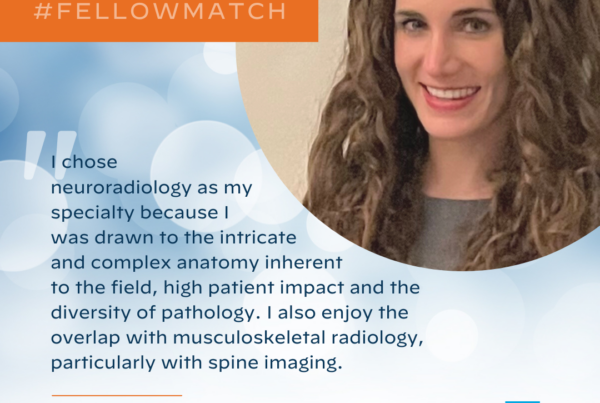 Radiology Fellowship Match Day - Dr. Kingston