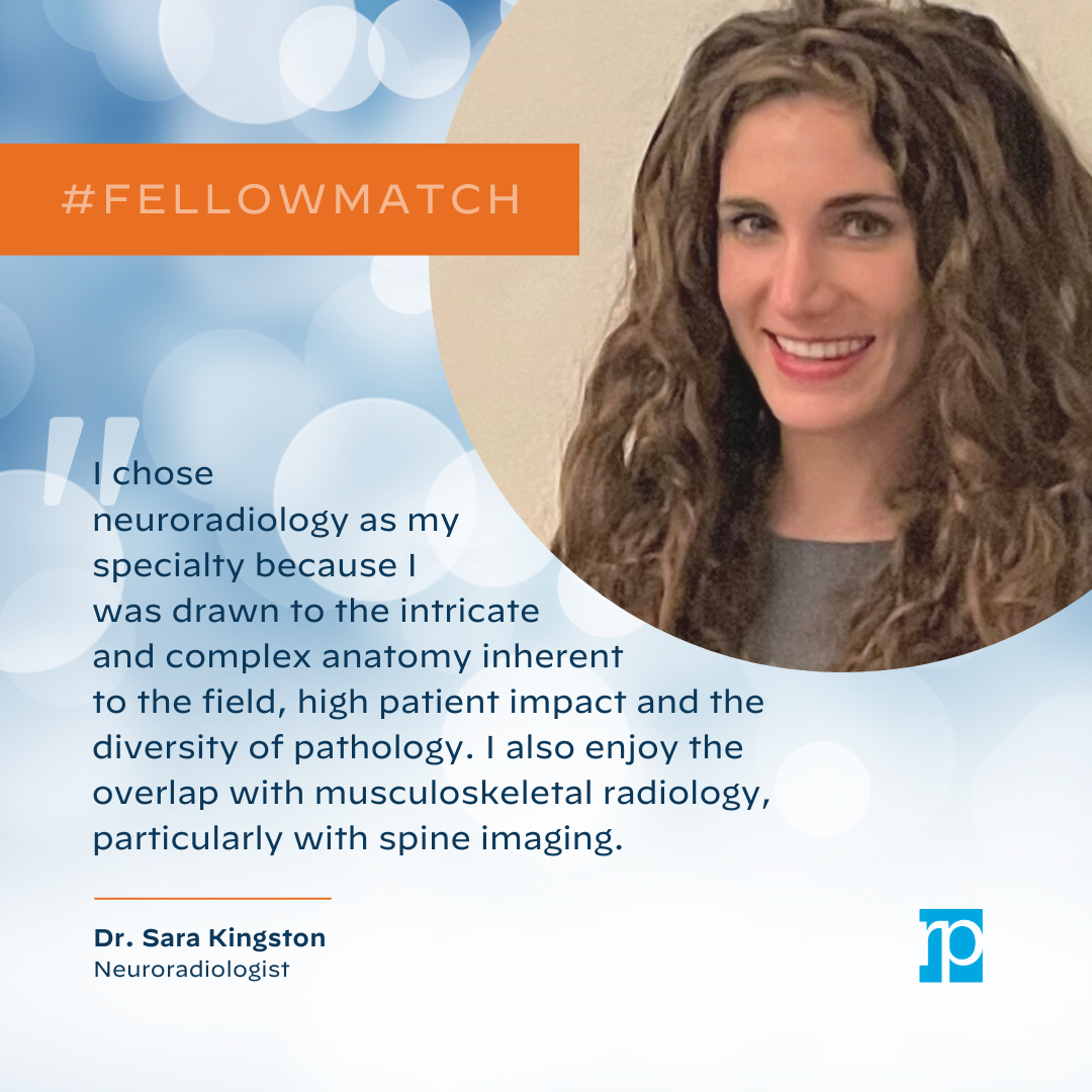 Radiology Fellowship Match Day - Dr. Kingston