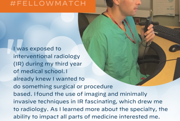 Radiology Fellowship Match Day - Dr. Petersen