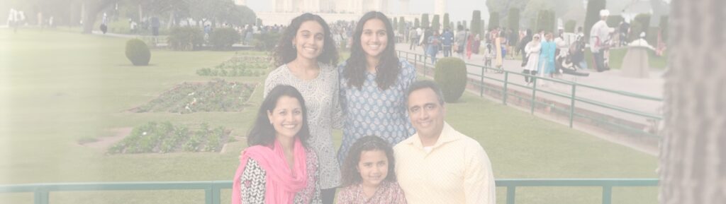 Dr. Amy Prakash and family