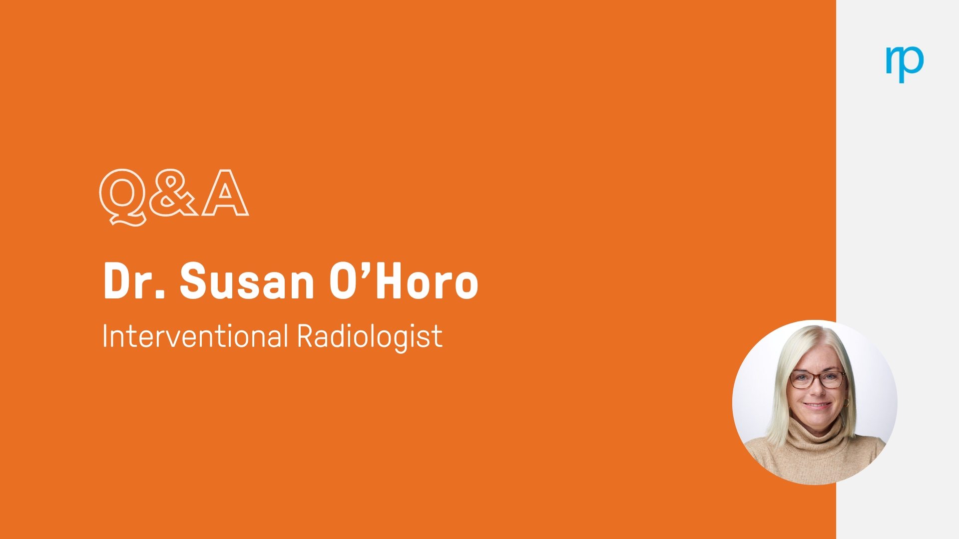 Q&A Dr. Susan O'Horo