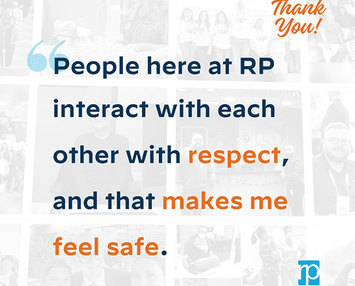 People here at RP interact with each other with respect, and that makes me feel safe.