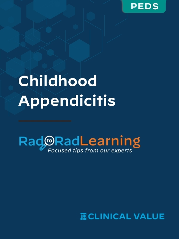 Childhood Appendicitis