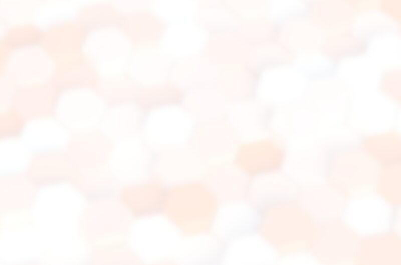 Orange abstract honeycomb pattern