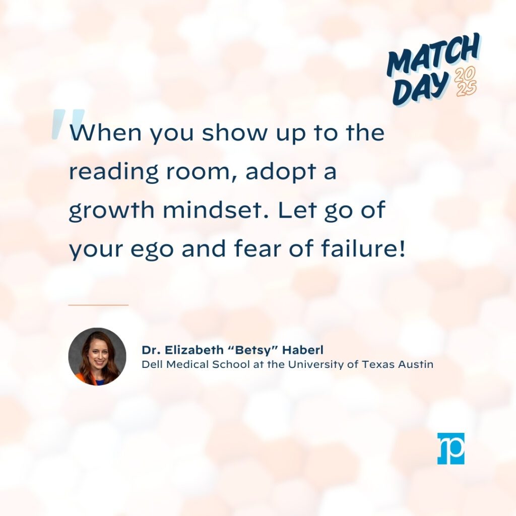 When you show up in the reading room, adopt a growth mindset. Let go of your ego and fear of failure!"