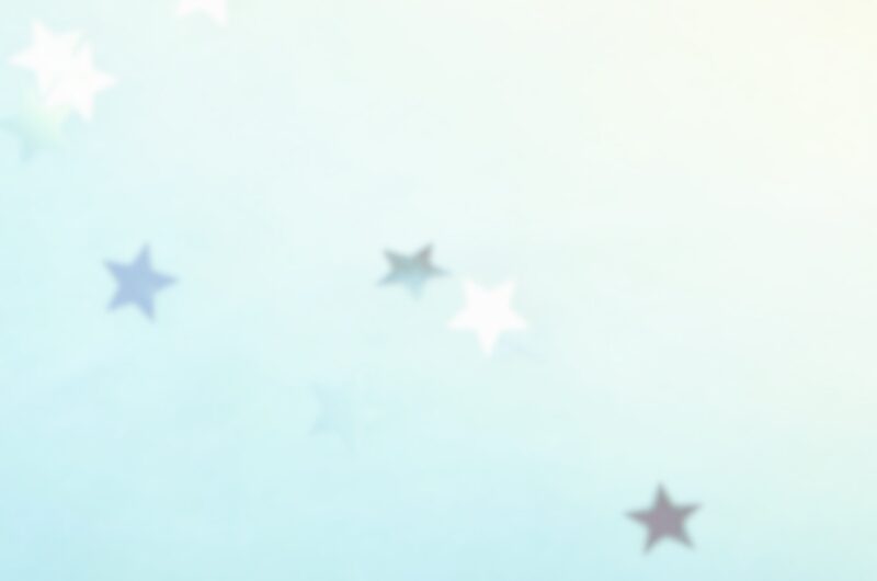 blue and yellow ombre with stars